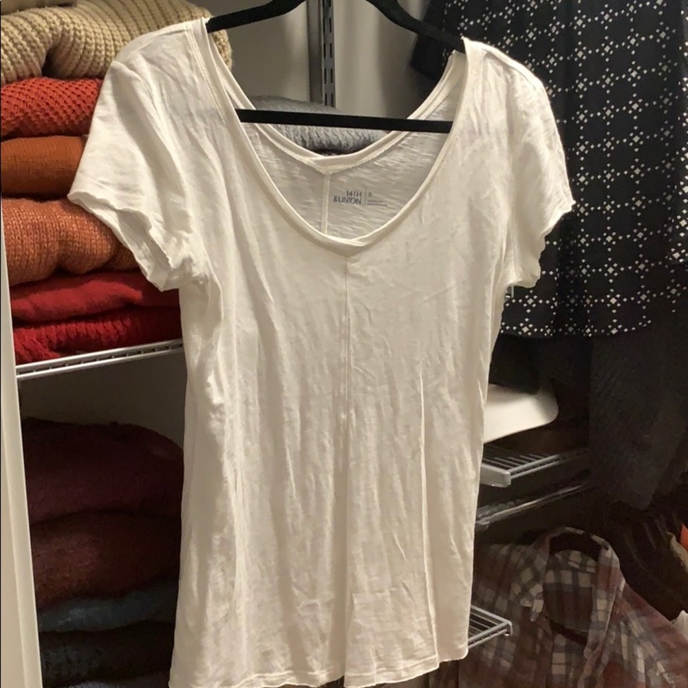 Basic White Fitted Tee